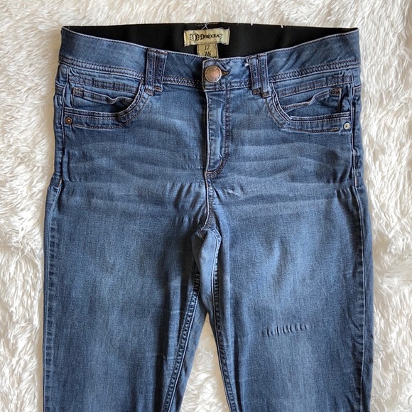 Democracy “Ab” Technology Stretch Size 12 Blue Jeans - Picture 3 of 11